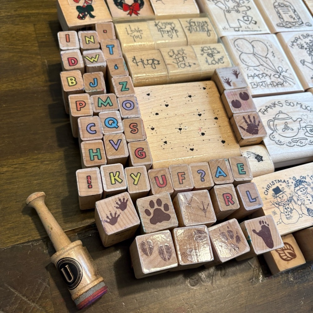 Vintage Rubber Stamps Crafting Scrapbook Crafts D.O.T.S USA 1990’s Y2K - Picture 10 of 15